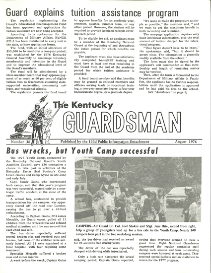 Bluegrass Guard, August 1976